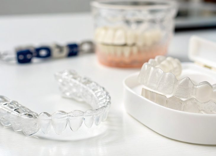 Editorial hero image illustrating Invisalign Patient Support vs High Street Dental Chains: What Private Care Delivers for a Dentist brand.